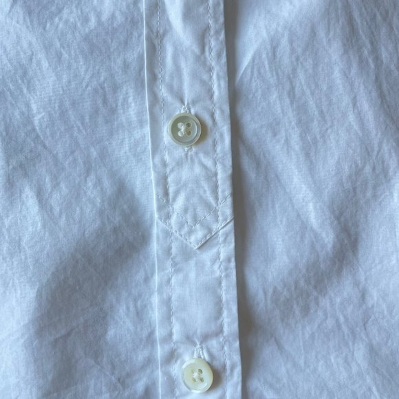 J.Crew Button Down White Shirt with Sequin Detail - Picture 6 of 16